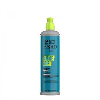 TIGI BED HEAD GIMME GRIP SHAMPOO 400 ml - Shampoo texturizzante per capelli corposi